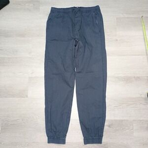 Hollister Mens Blue Chino Relaxed Jogger Small Draw String